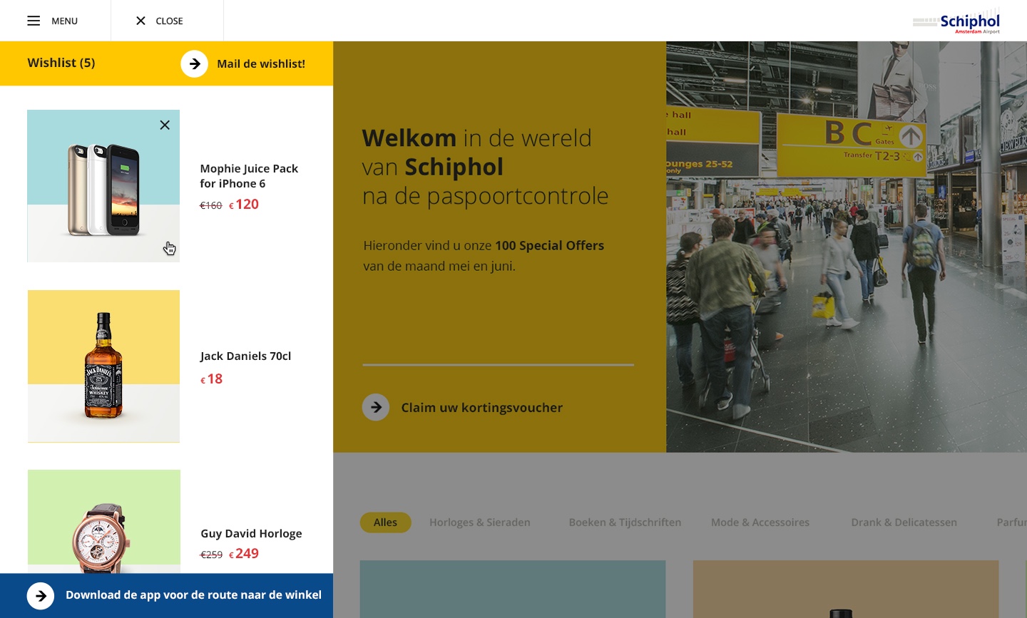 Schiphol SeeBuyFly Happy Hour